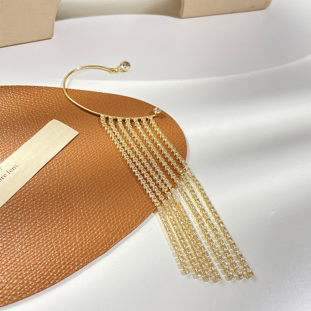 Arete Una Sola Oreja Tejido X Unidad