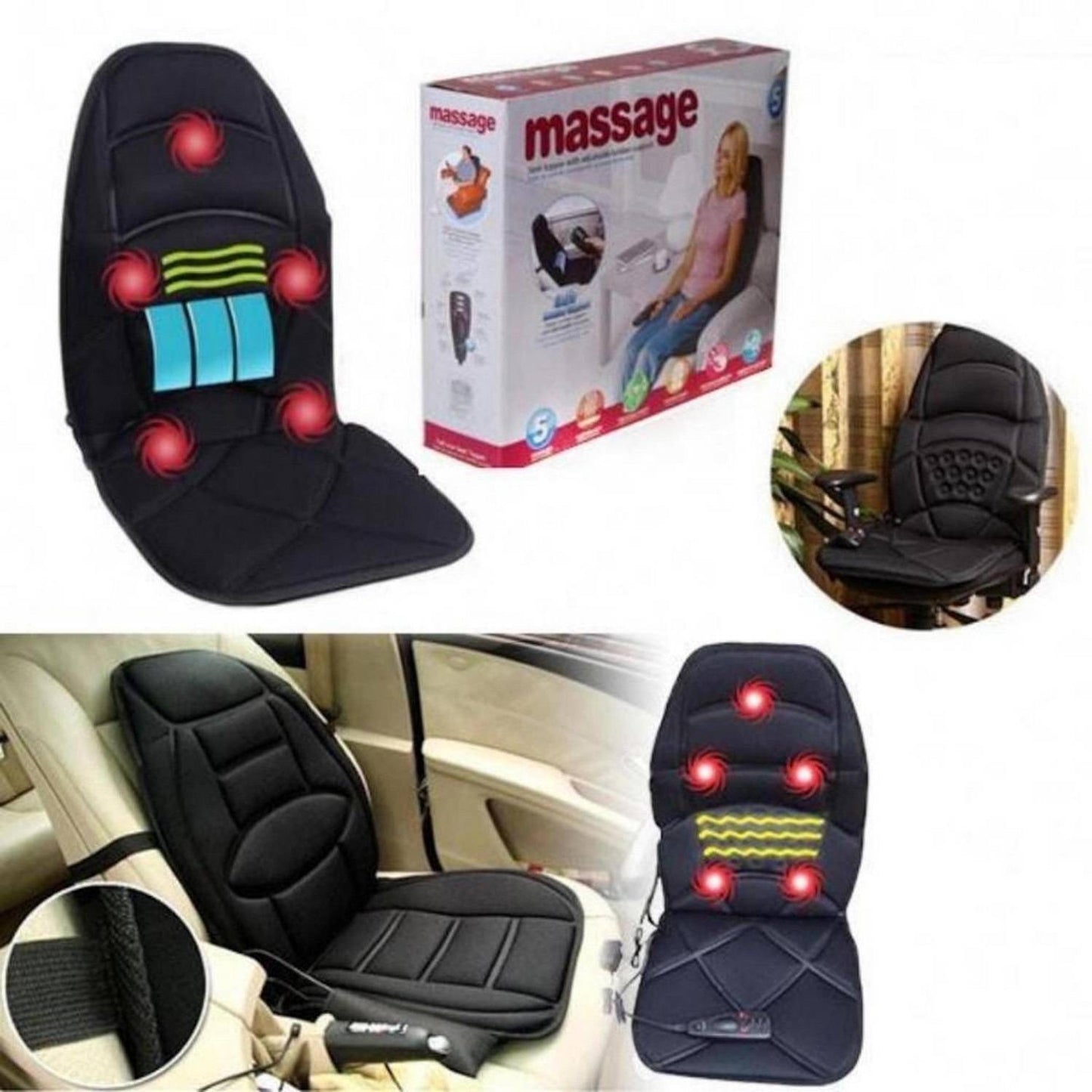Silla Masajeadora con Regulador 110V - Cojin