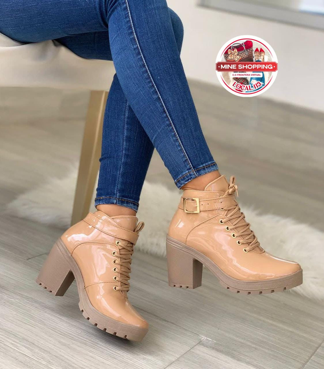 Bota Charol Para Dama