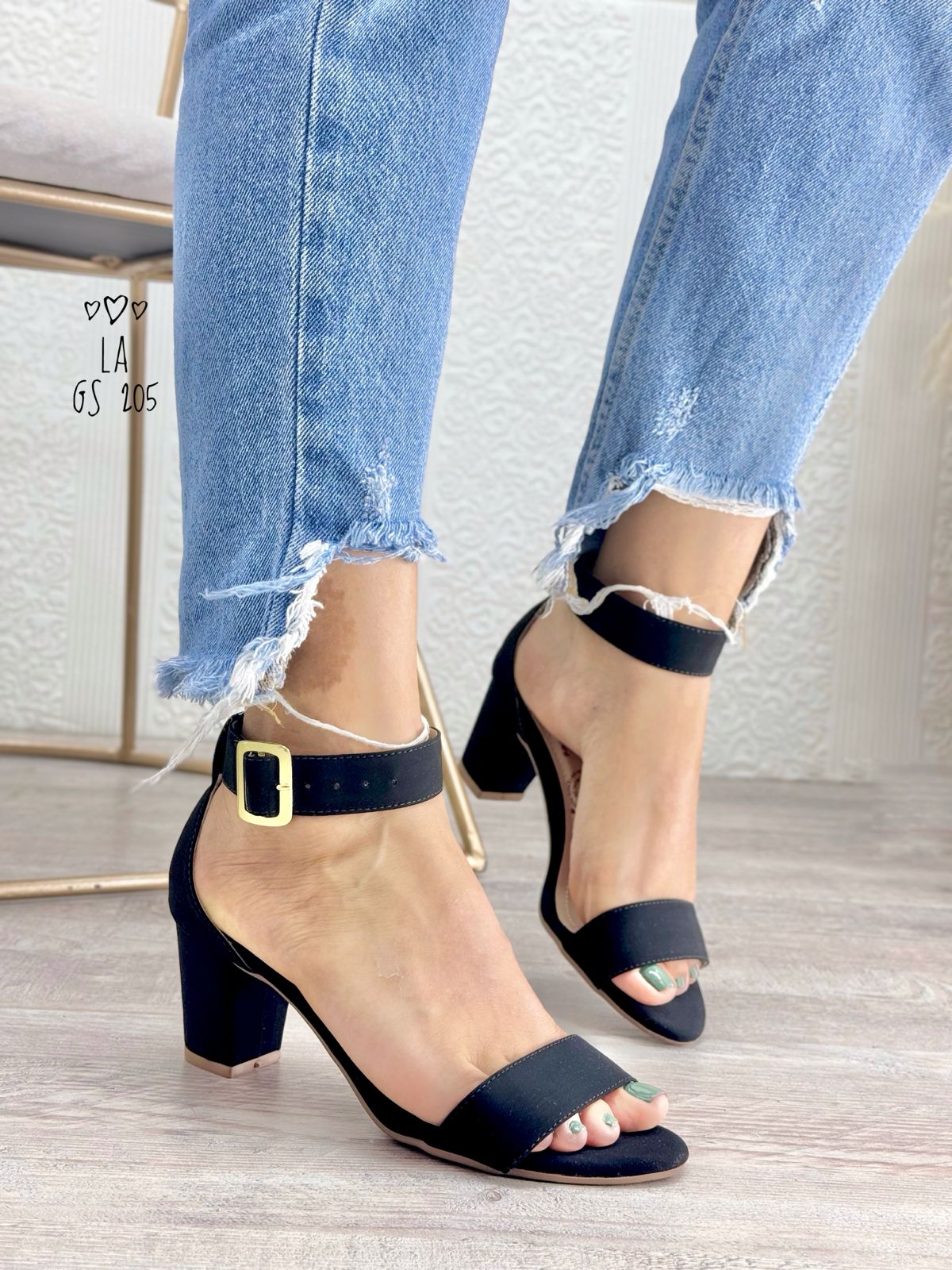 Zapato Tacón 5/12 Correa
