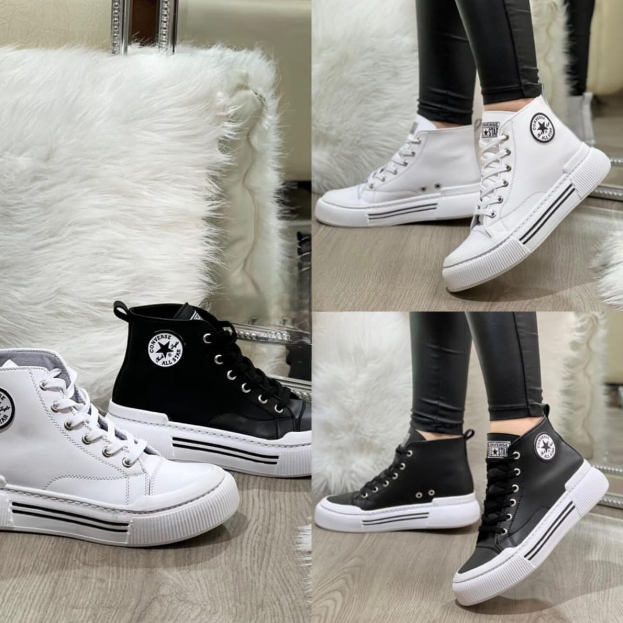 Zapato Bota Converse All Star Mujer