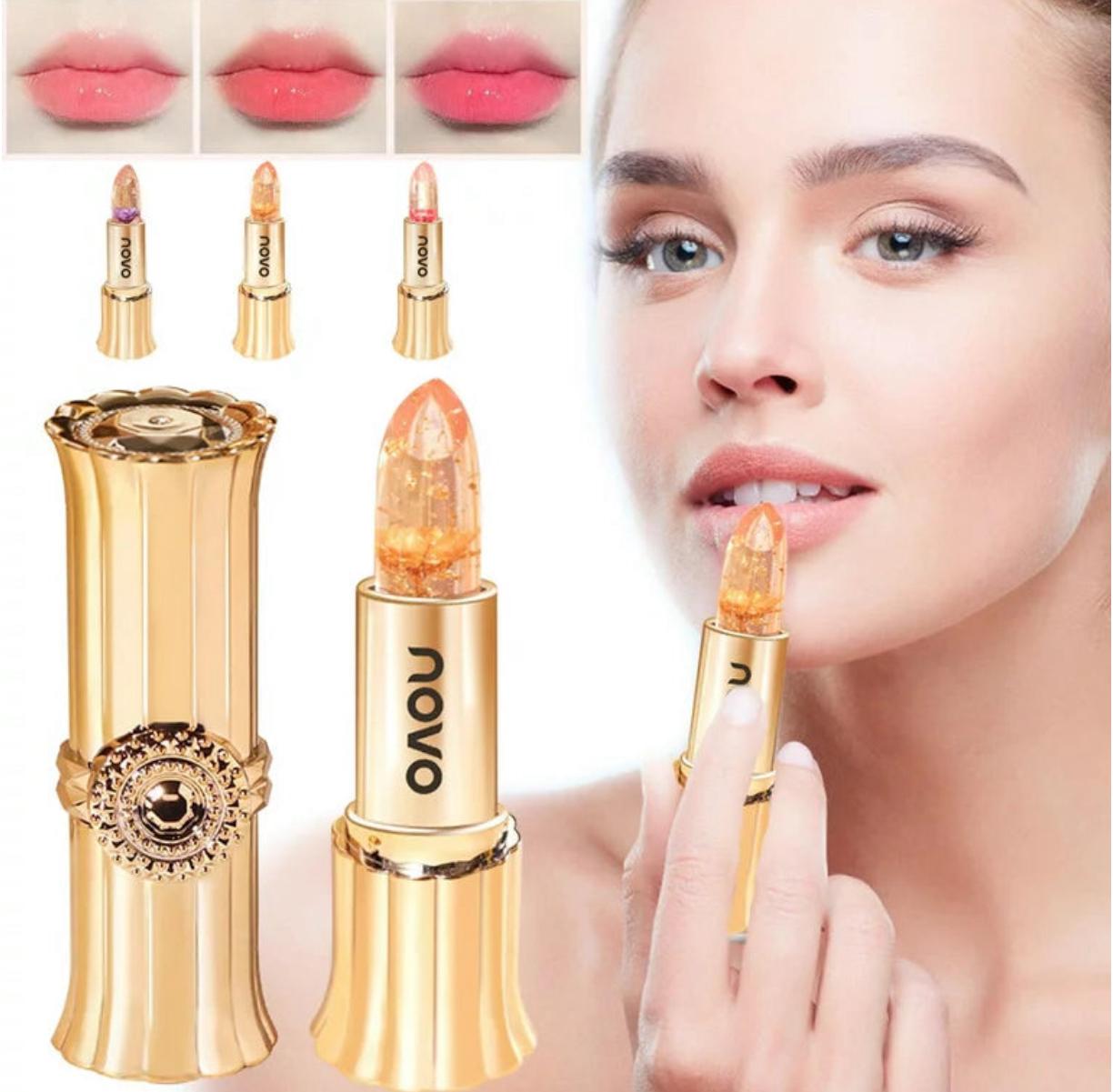 Combo Base Maquillaje Moisture Cushion Cream + Labial Cristal Gloss Novo
