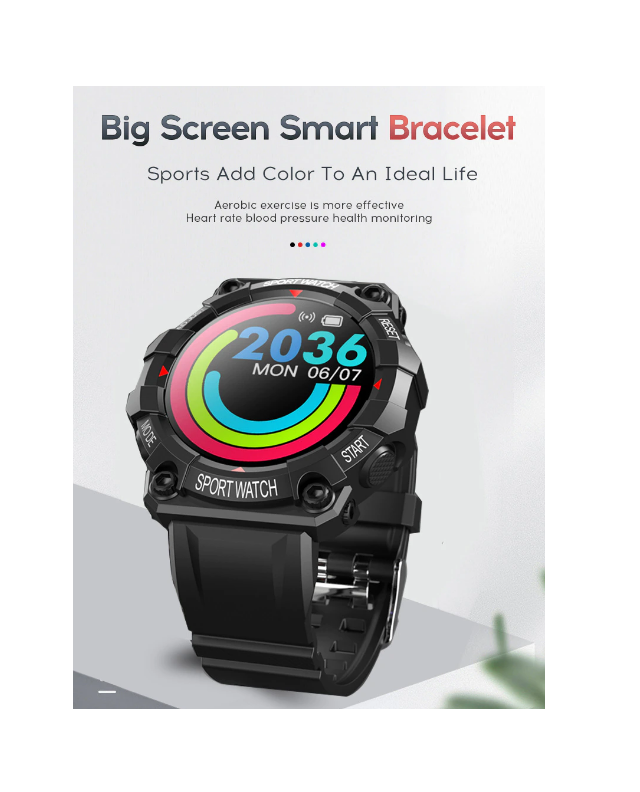 Reloj inteligente Smart Watch Fd68 Pro + Audifonos Inalámbricos Bluetooth