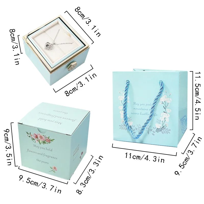 Caja de Regalo con Flor Eterna