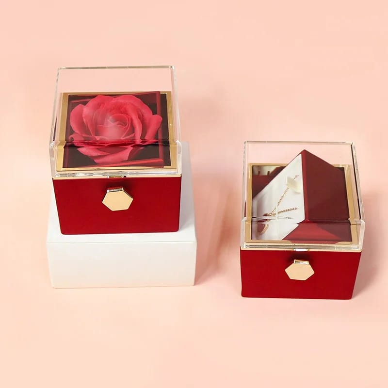 Caja de Regalo con Flor Eterna