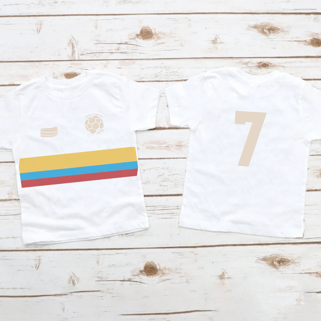 Body Mameluco Camiseta Colombia Para Bebé
