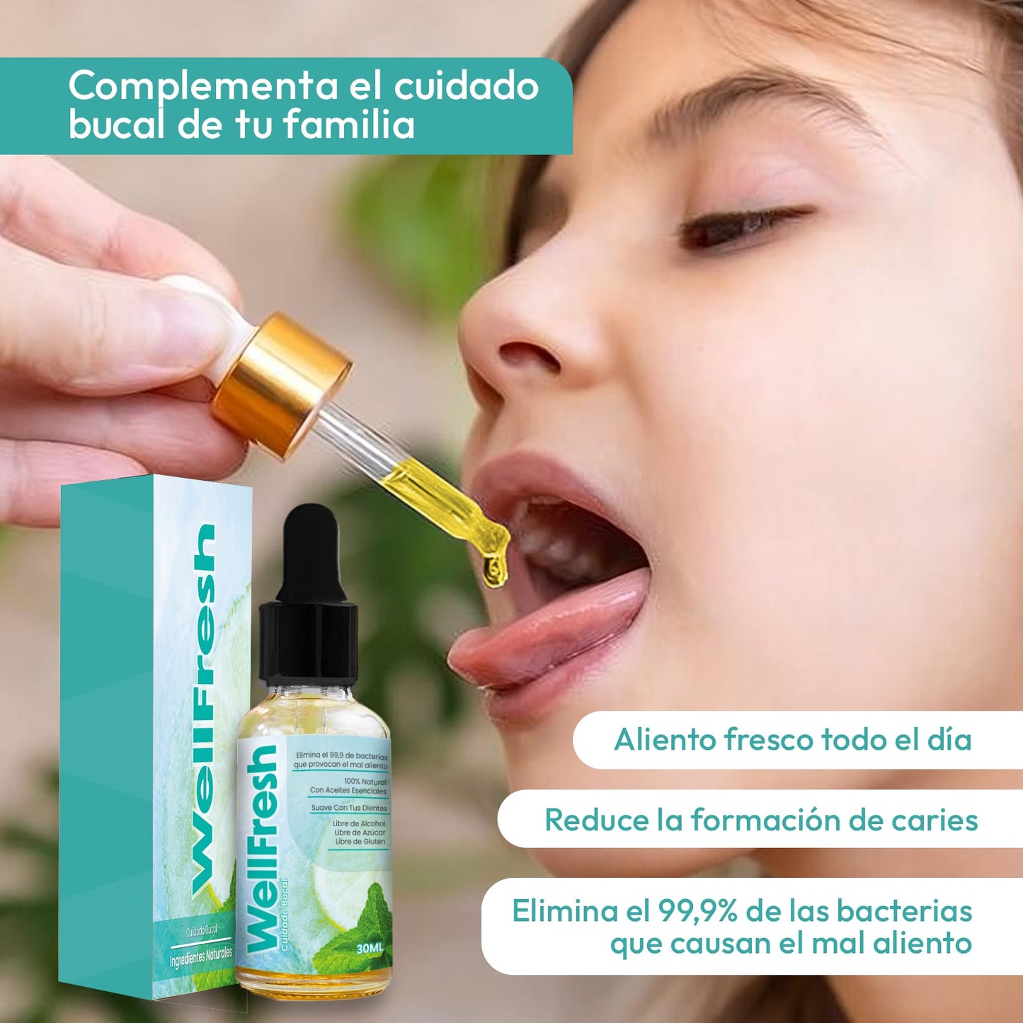 WellFresh Elimina el Mal Aliento