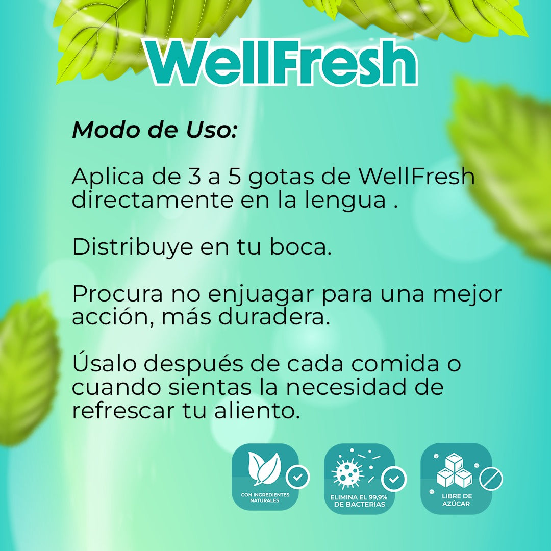 WellFresh Elimina el Mal Aliento