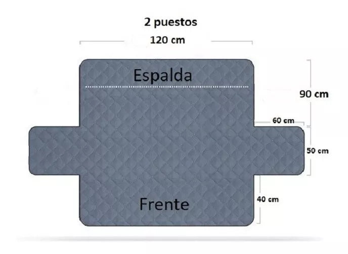 Forro Protector Para Silla Doble Faz Lavable