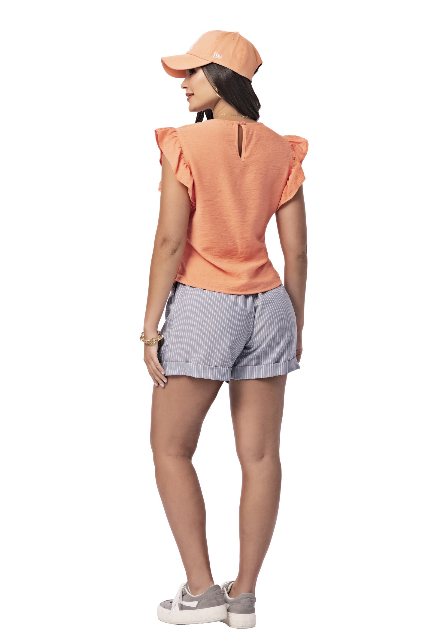 Blusa en Rayón Nylon Naranja