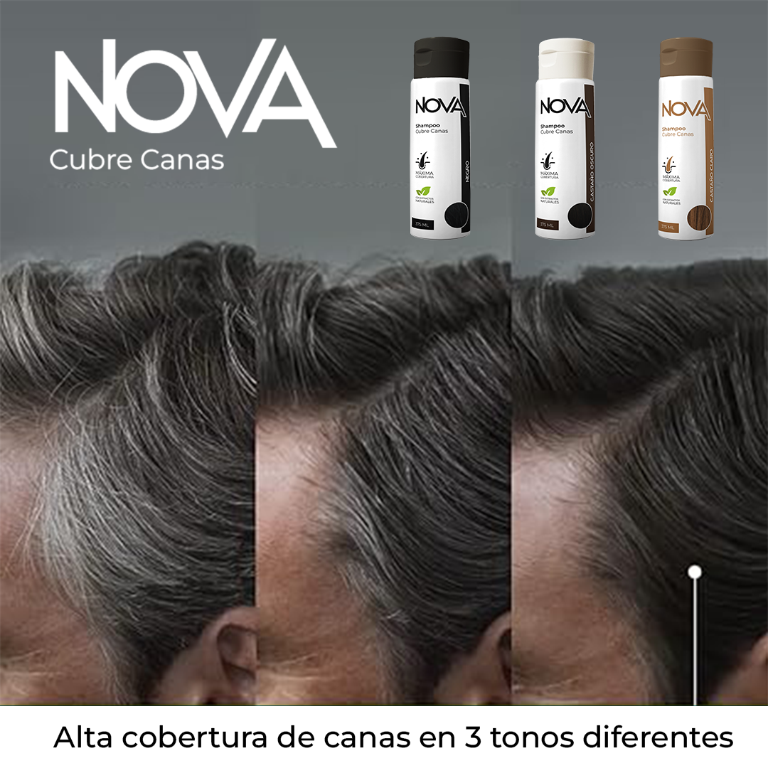 Nova Shampoo Cubre Canas 375ml