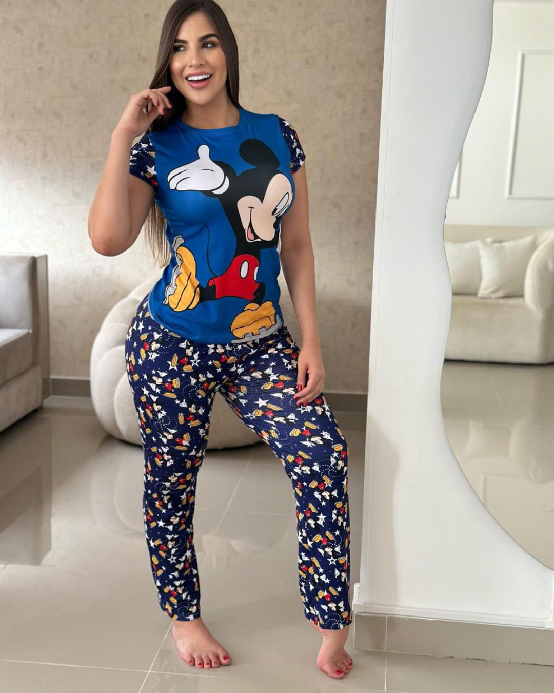 Pijama Pantalón Camiseta Sublimada