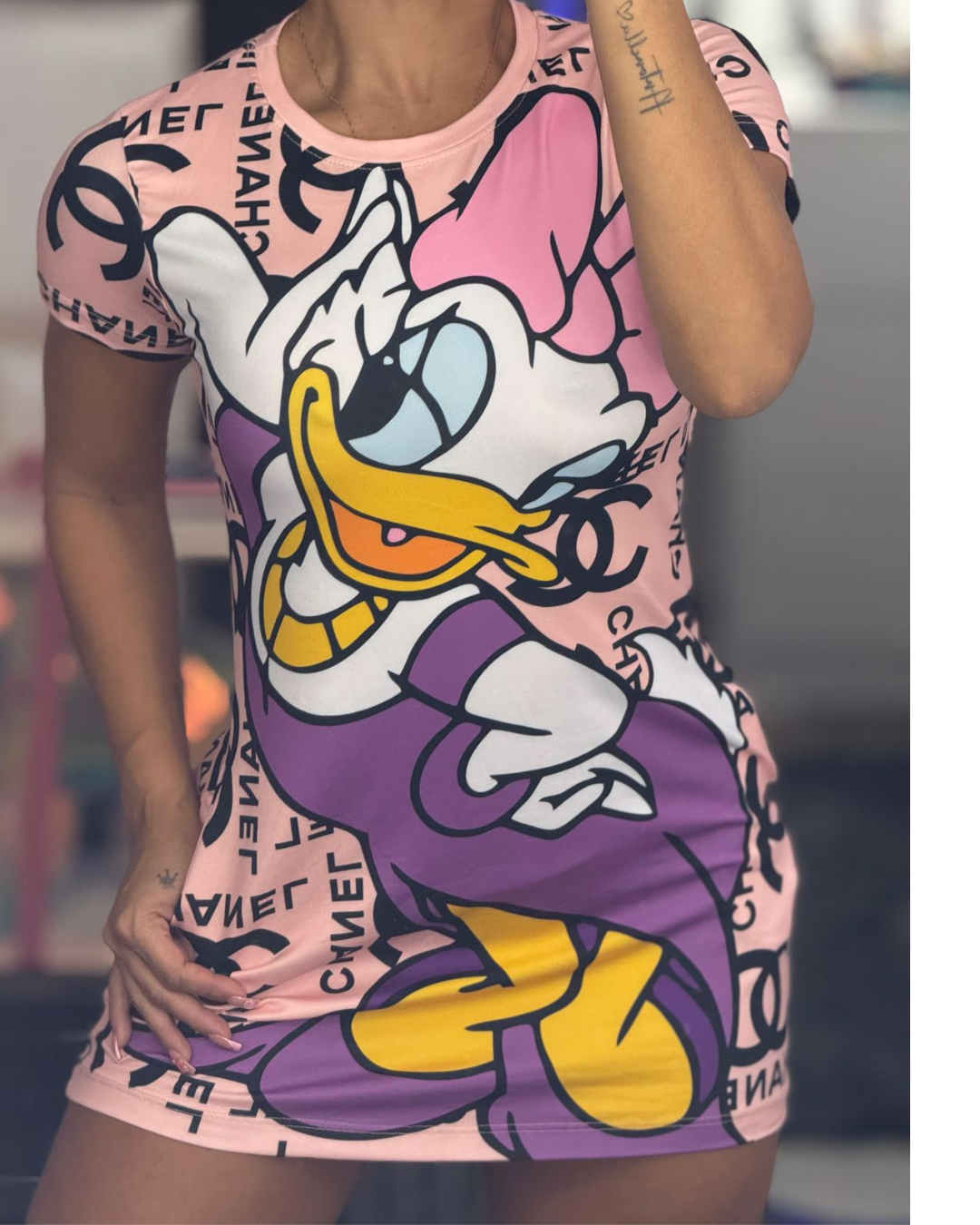 Vestido Sublimado Piel Durazno