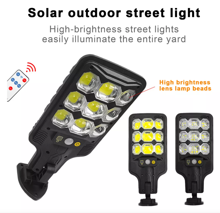 Lampara Solar Urbana con Sensor de Movimiento