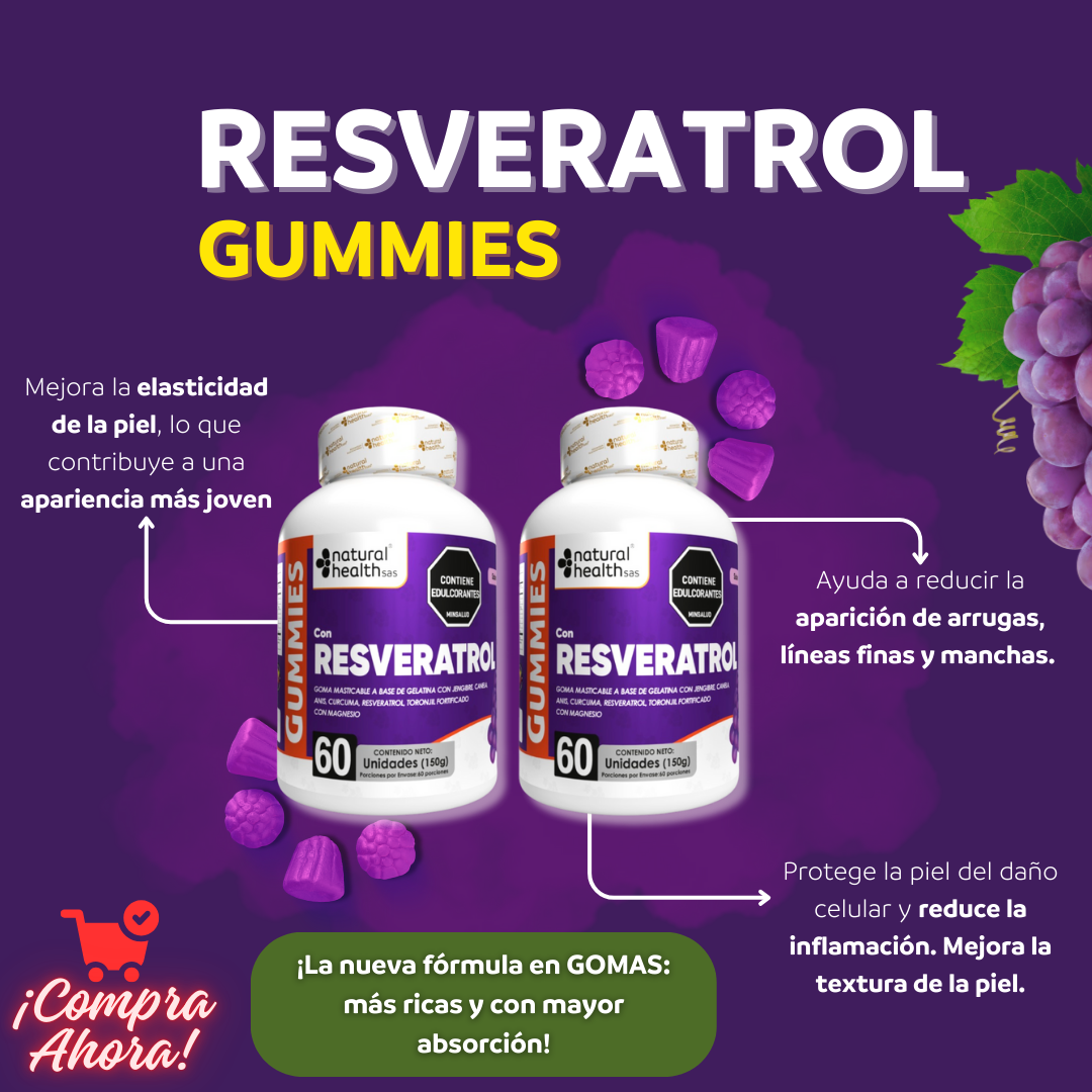 Combo Resveratrol y Ashawagandha Gomas