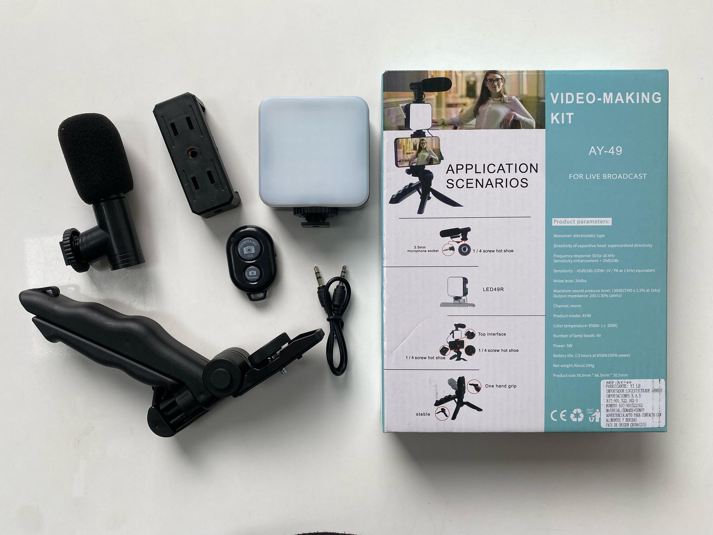 Tripode Kit para fotos y videos