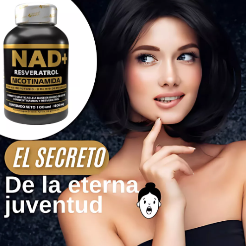 NAD+ Resveratrol Pastas 600mg x 100 Pastas con INVIMA