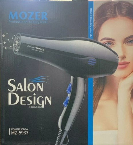 Secador Cabello 5000W Mozer 3 en 1