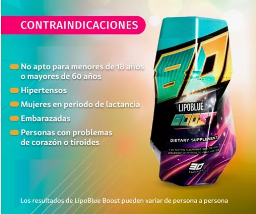 Lipoblue Boost x 30 Cápsulas