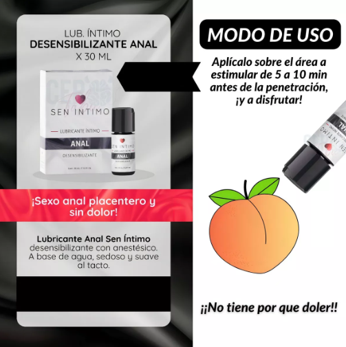 Lubricante Desensibilizante Anal 30ml