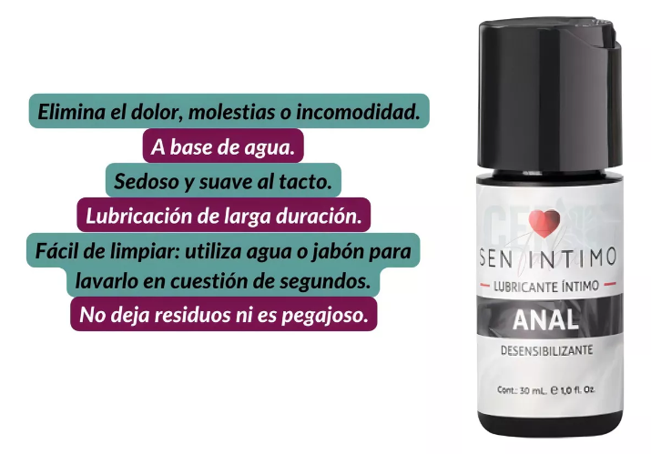 Lubricante Desensibilizante Anal 30ml
