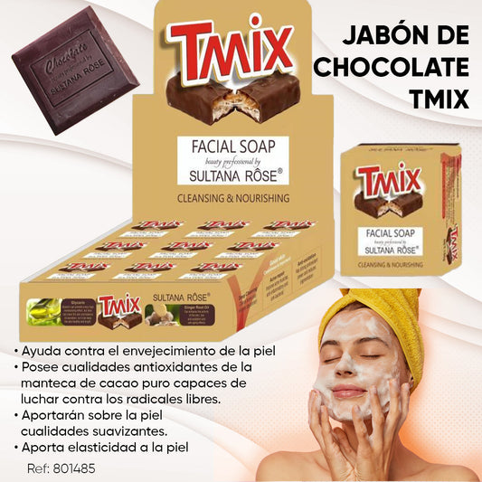 Jabón Facial de Chocolate TMIX x 2 Unidades