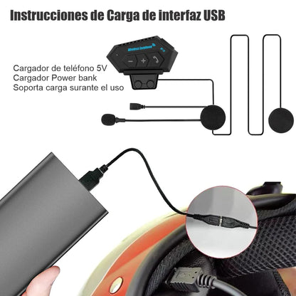 Intercomunicador Para Moto Bluetooth BT12