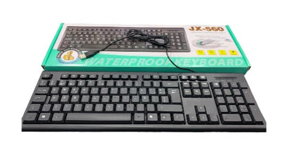 Combo Teclado Cable USB JX-560 + Mouse Inalámbrico