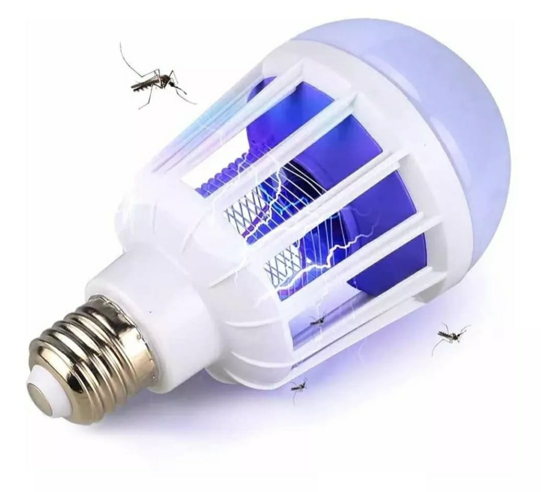 Bombillo Mata Mosquitos Zancudos Moscas Lampara Led 6w X 3 Unidades