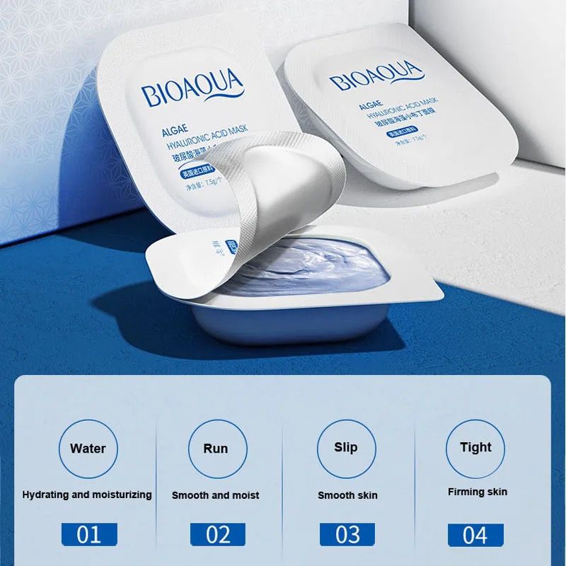 Mascarilla Hidratante con Ácido Hialurónico x 8 Unidades BIOAQUA