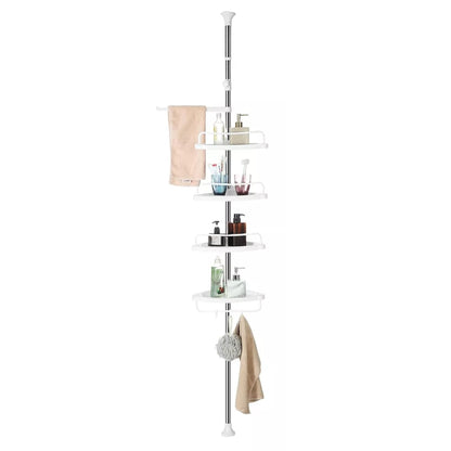 Estante Organizador Esquinero Baño 4 Niveles