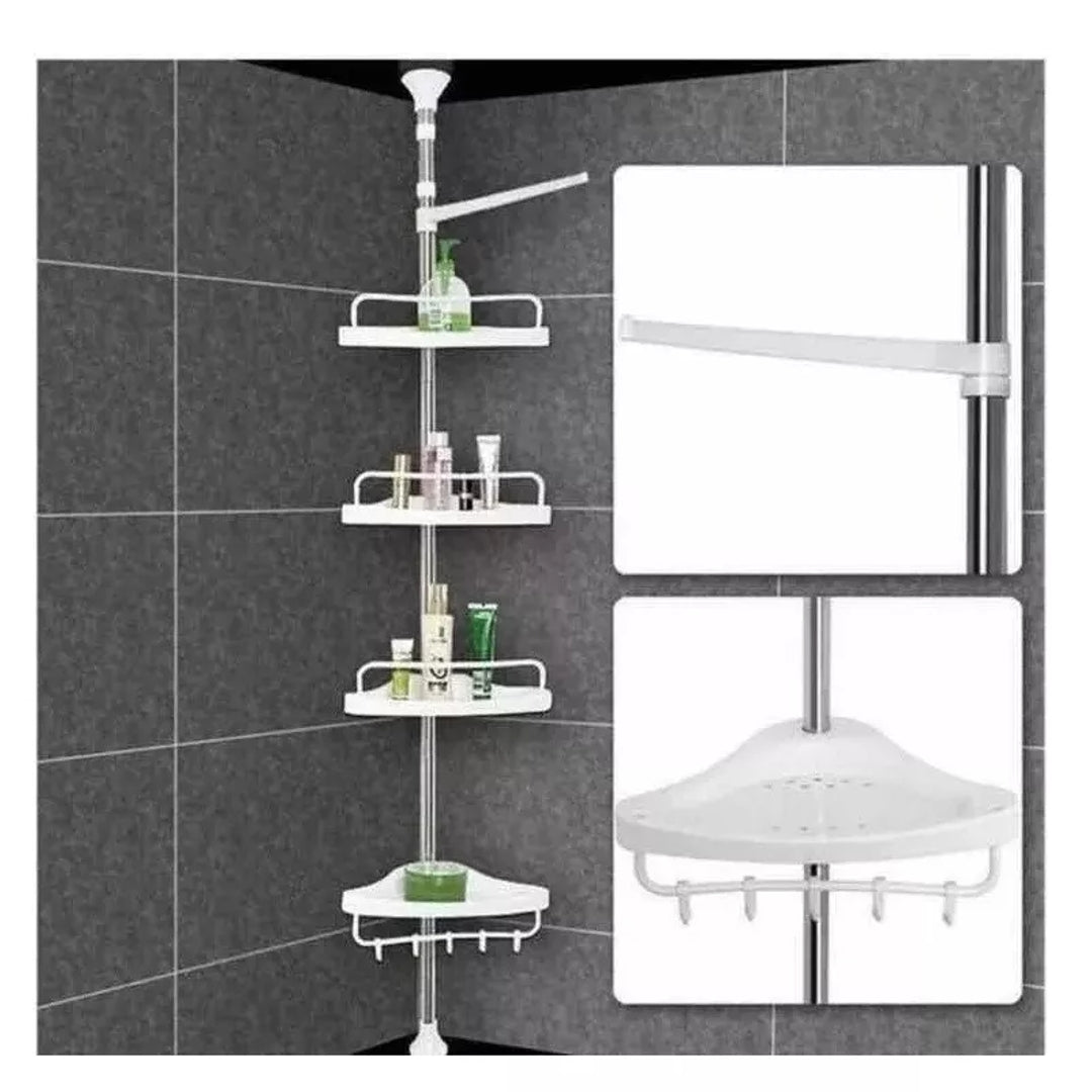 Estante Organizador Esquinero Baño 4 Niveles