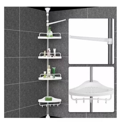 Estante Organizador Esquinero Baño 4 Niveles