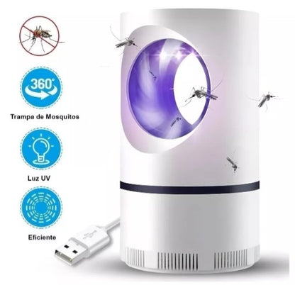 Lampara LED Atrapa Mosquitos USB