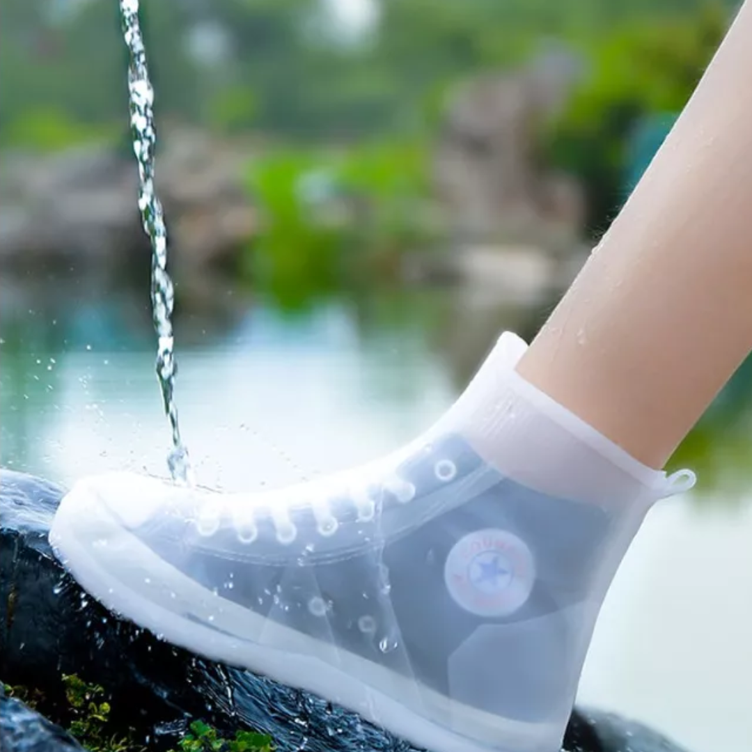 Zapatones Para Lluvia Suela Gruesa Impermeable - Funda Zapatos