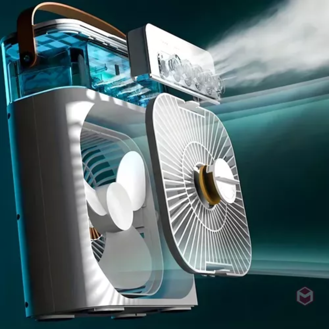 Ventilador Enfriador Humidificador Led