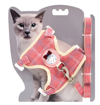 Arnés Para Gatos - Collar Correa Mascotas