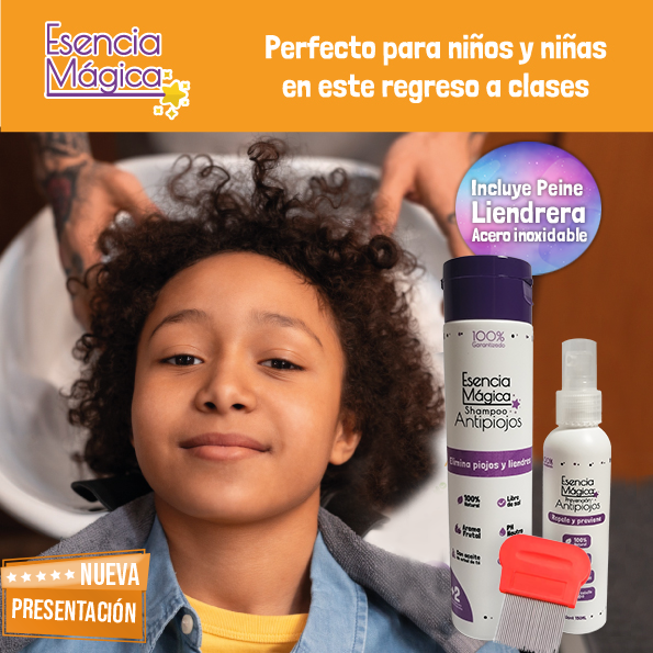 Kit Tratamiento Esencia Mágica con Peine Contra Piojos