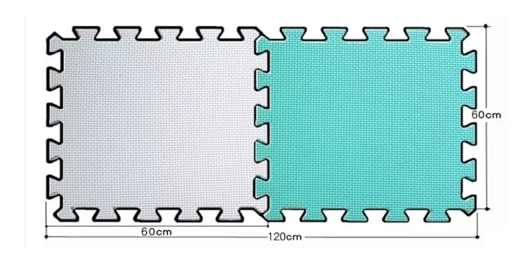 Tapete Foamy Grande 4 Laminas 60x60
