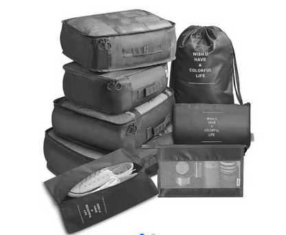 Set Organizador de Viaje 8 Piezas