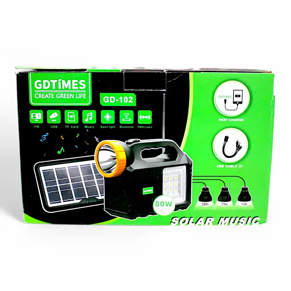 Planta Solar Q80W Gdtimes GD-102 BN3303