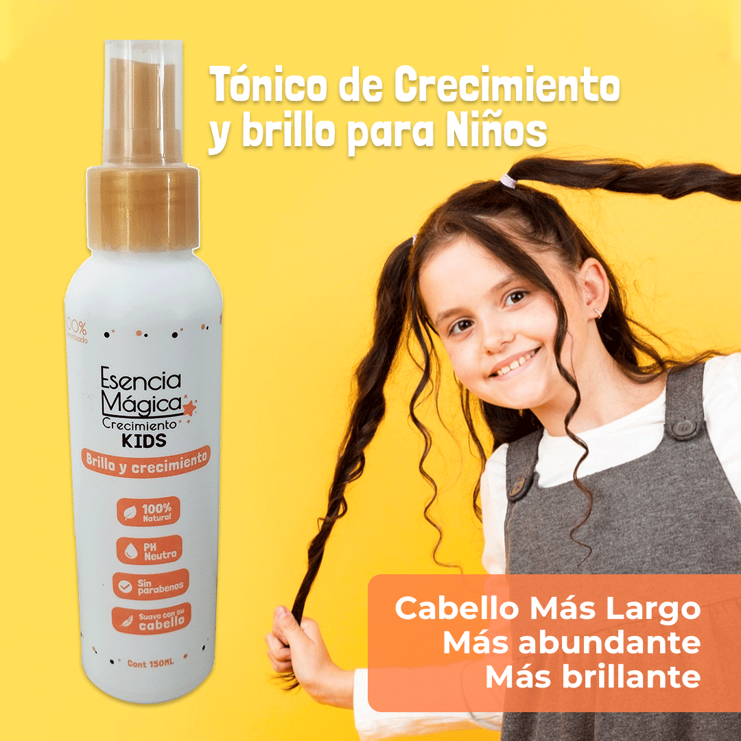Tónico de brillo y crecimiento KIDS Spray X 3 Unidades