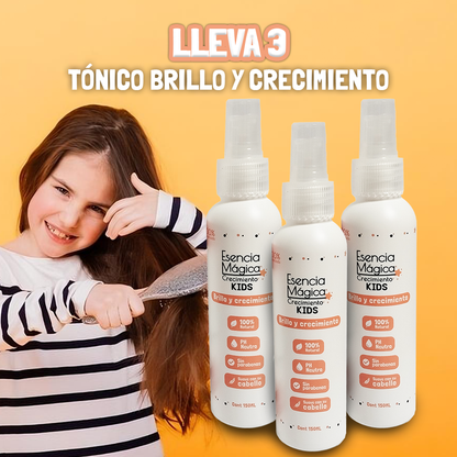 Tónico de brillo y crecimiento KIDS Spray X 3 Unidades