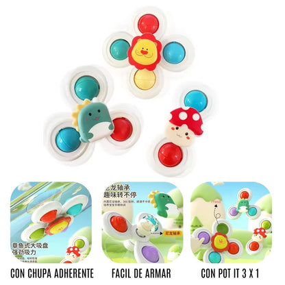 Spinner x 3 de Bolitas - Kit de 3 Juegos