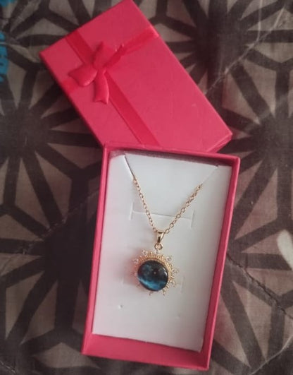 Collar Cielo Infinito con Caja de Regalo