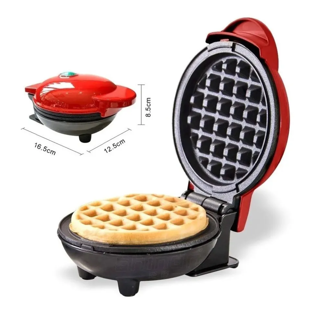 Mini Waflera Eléctrica Doble Plancha