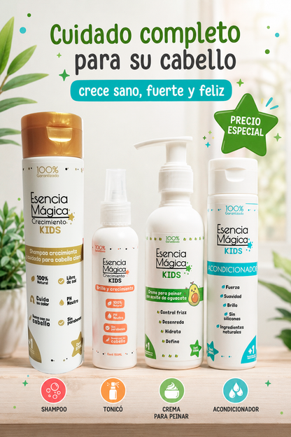 Combo x 4 Crecimiento Cabellos Claros