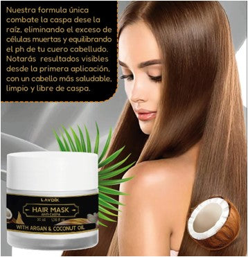 Crema Capilar de Coco Anticaspa 100 ml - Terapia Capilar