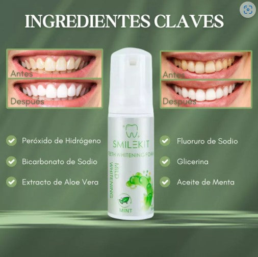 Espuma Smilekit Blanqueadora Dental