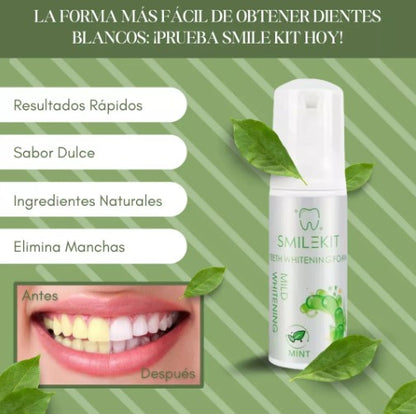 Espuma Smilekit Blanqueadora Dental